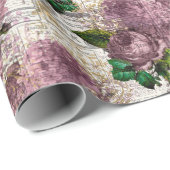 Oud honingbijpatroon  cadeaupapier (Rol Hoek)
