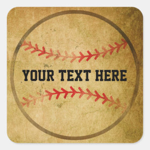  oud honkbal sport partij Sticker label