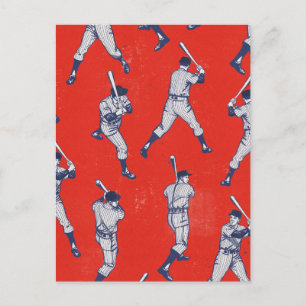 Oud honkbalpatroon briefkaart