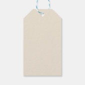Oud Hortensia Boeket Patroon Cadeaulabel (Achterkant)