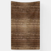 Oud hout achtergrond vloggen Youtube selfies Spandoek (Verticaal)