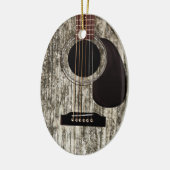 Oud hout Akoestische gitaar Keramisch Ornament (Links)