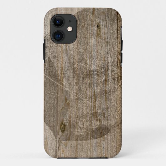 Oud hout en blad Case-Mate iPhone case (Achterkant)