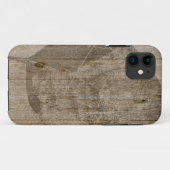 Oud hout en blad Case-Mate iPhone case (Achterkant (horizontaal))