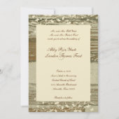 Oud hout - gouden tint kaart (Voorkant)