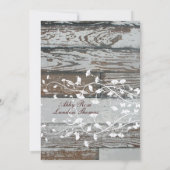 Oud hout - gouden tint kaart (Achterkant)
