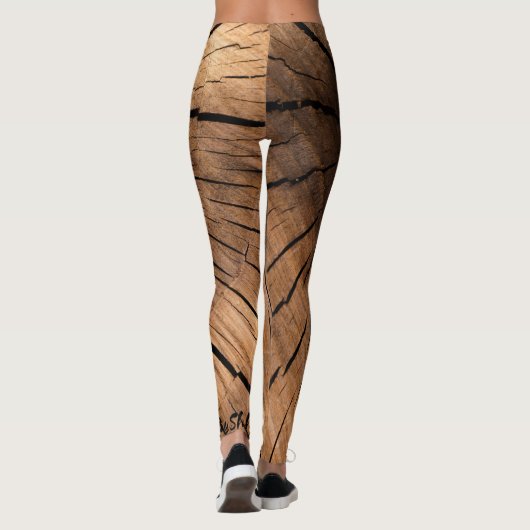 Oud hout leggings (Achterkant)