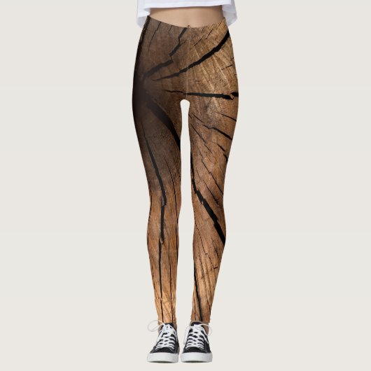 Oud hout leggings (Voorkant)