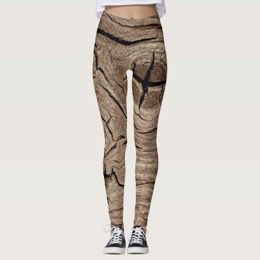 Oud hout, leggings (Voorkant)