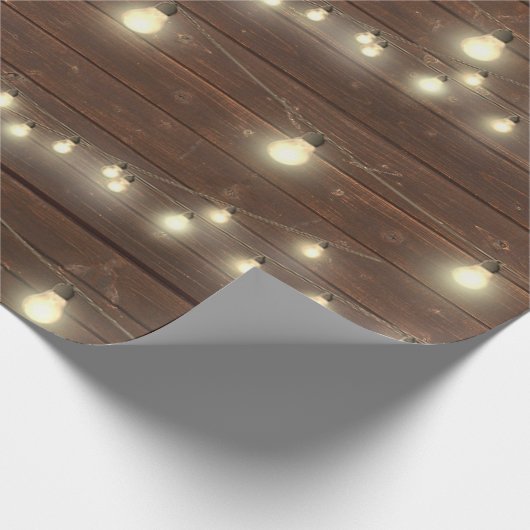 Oud hout met licht cadeaupapier (Hoek)