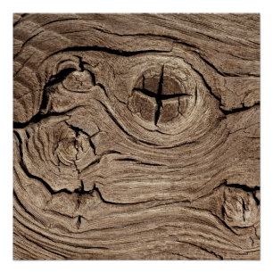 Oud hout,  perfect poster