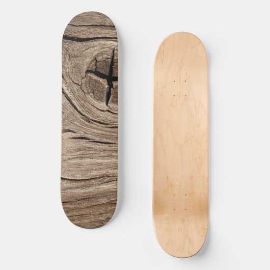 Oud hout,  persoonlijk skateboard (Voorkant)