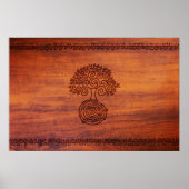 Oud hout poster (Voorkant)