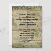 Oud hout,  uitvindingen van Franse papieren bruilo Kaart (Voorkant)