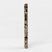 oud hout, vintage Case-Mate iPhone case (Achterkant/rechts)