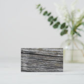 Oud hout visitekaartje (Staand voorkant)