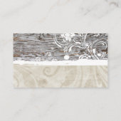 Oud hout , witte platenkaarten plaatskaartje (Achterkant)