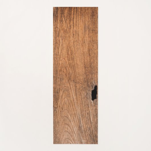 Oud hout yogamat (Voorkant)