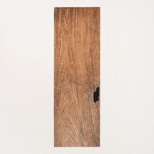 Oud hout yogamat (Achterkant)