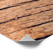 Oud houten plaat, patroon van de kopieerruimte van poster (Hoek)