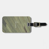Oud Houten Planken Vloer Bagagelabel (Voorkant horizontaal)