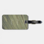 Oud Houten Planken Vloer Bagagelabel (Achterkant horizontaal)