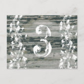  oud houten tafelnummer (Voorkant)