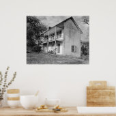 Oud huis bij Green Castle Bridge Poster (Keuken)