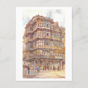 Oud huis in Holland, Bristol Briefkaart