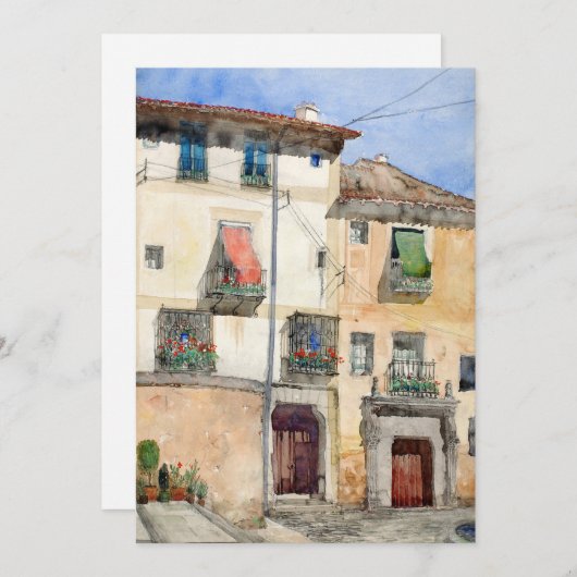 Oud huis in Segovia, Spanje | Cass Gilbert (Voorkant / Achterkant)