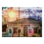 Oud huis perfect poster (Voorkant)