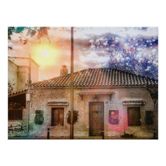 Oud huis perfect poster