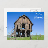 Oud huis We hebben verhuisd Nieuw adres Briefkaart (Voorkant / Achterkant)