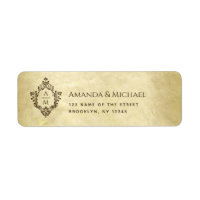 Oud-Huwelijksmonogram Wapenschild Perkament Oud Pa