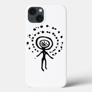 Oud Idool Geoglyph Symbool Petroglyph Amerindian Case-Mate iPhone Case