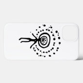 Oud Idool Geoglyph Symbool Petroglyph Amerindian Case-Mate iPhone Case (Achterkant (horizontaal))