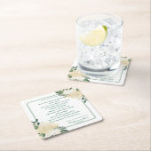 Oud Iers Zegen & Bruiloft Groen 2 Kartonnen Onderzetters (Insitu)