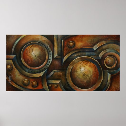 "Oud ijzer" Poster (Voorkant)