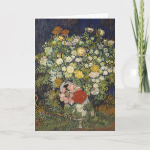 Oud Impressionistisch Bloemboeket Van Gogh Kaart