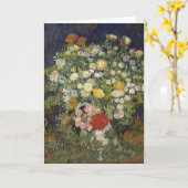 Oud Impressionistisch Bloemboeket Van Gogh Kaart (Gele Bloem)