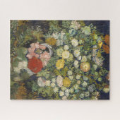 Oud impressionistisch bloemboeket Van Gogh Legpuzzel (Horizontaal)