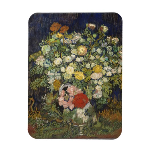 Oud impressionistisch bloemboeket Van Gogh Magneet (Verticaal)
