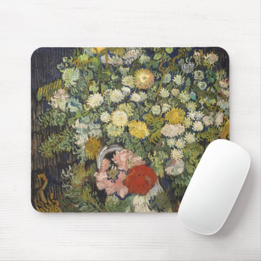 Oud impressionistisch bloemboeket Van Gogh Muismat (Met muis)