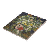 Oud impressionistisch bloemboeket Van Gogh Tegeltje (Zijkant)