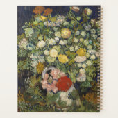 Oud Impressionistisch Bloemenboeket Van Gogh Planner (Achterkant)