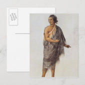 Oud-Indiaas Man Briefkaart (Voorkant / Achterkant)