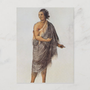 Oud-Indiaas Man Briefkaart