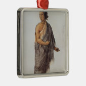 Oud-Indiaas Man Metalen Ornament (Rechts)
