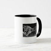 Oud-Indiaas wittekenaar op Alaska foto Mok (Voorkant rechts)