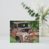 Oud internationaal ophalen briefkaart (Staand voorkant)